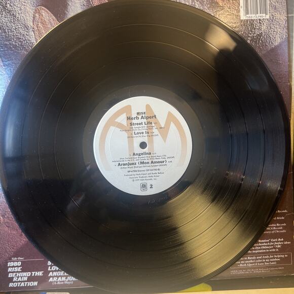 1979 HERB ALPERT and THE TIJUANA BRASS - RISE LP Ultrasonic Clean! Ex! - Picture 4 of 7